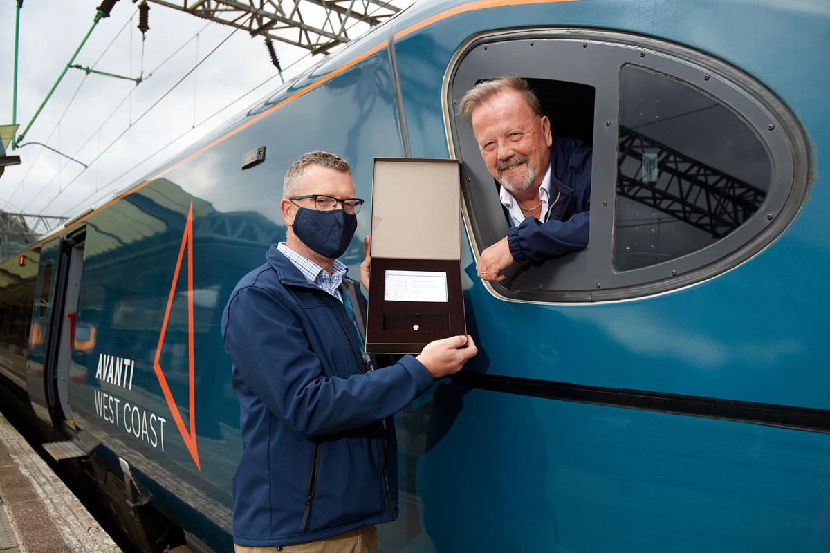 L - R: Dave Wright (Driver Team Manager at Avanti West Coast), Steve Wilson (Train Driver, Avanti West Coast)