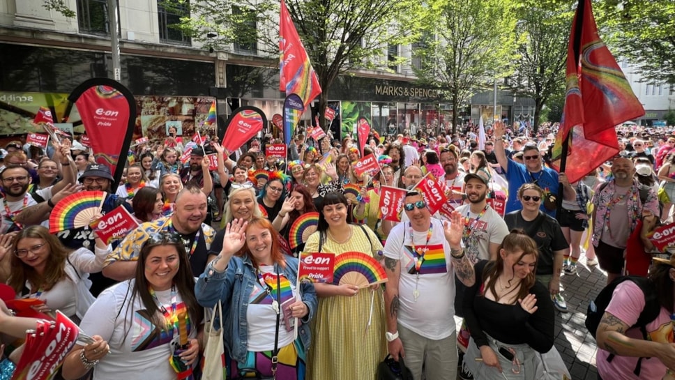 Colleagues at Notts Pride 2024-5