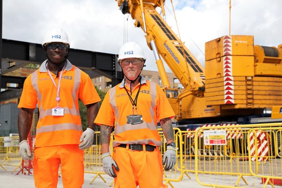 Fast-track training programme helps Camden residents secure jobs on HS2: Daniel and Steve have both secured full time jobs with Clipfine working on HS2