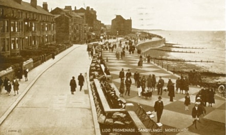 Lido Promenade, Sandylands, Morecambe in 1920.