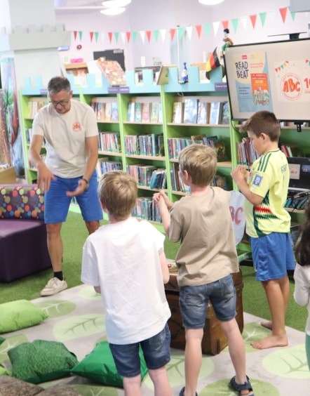 Summer reading activity at Haverfordwest Library