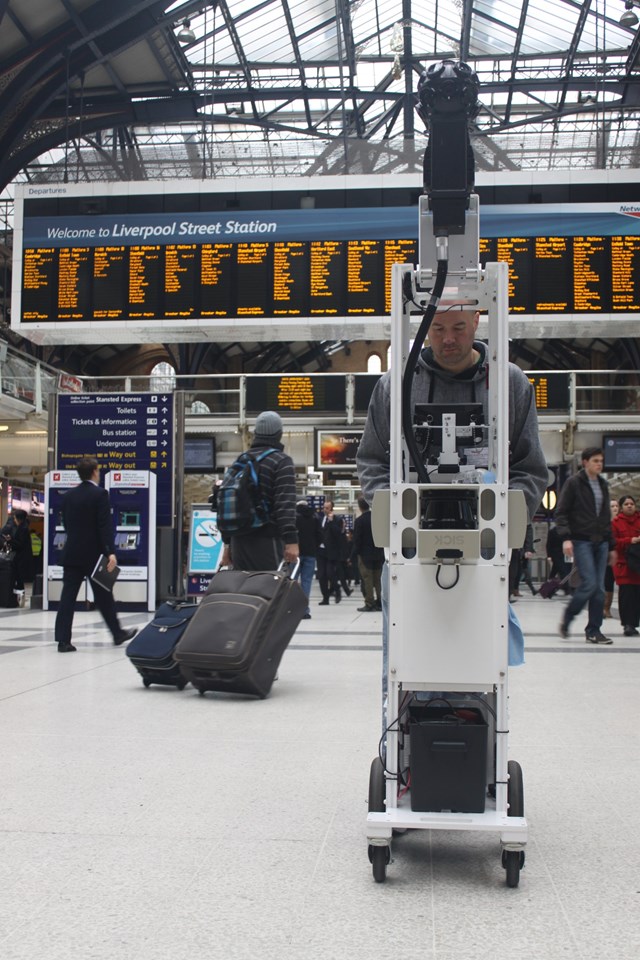 Google Street View at Liverpool Street Station: Google Street View at Liverpool Street Station