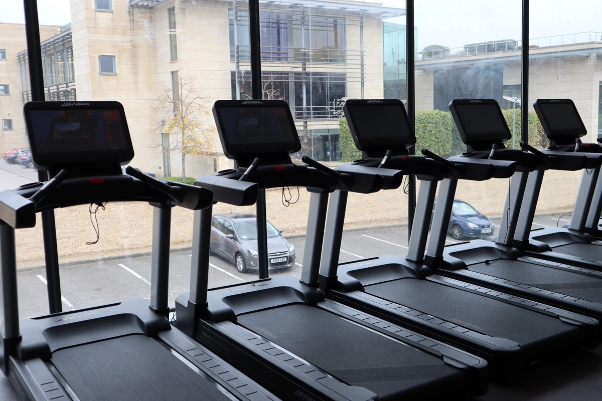 Refurbished gym in Cirencester (New treadmills)