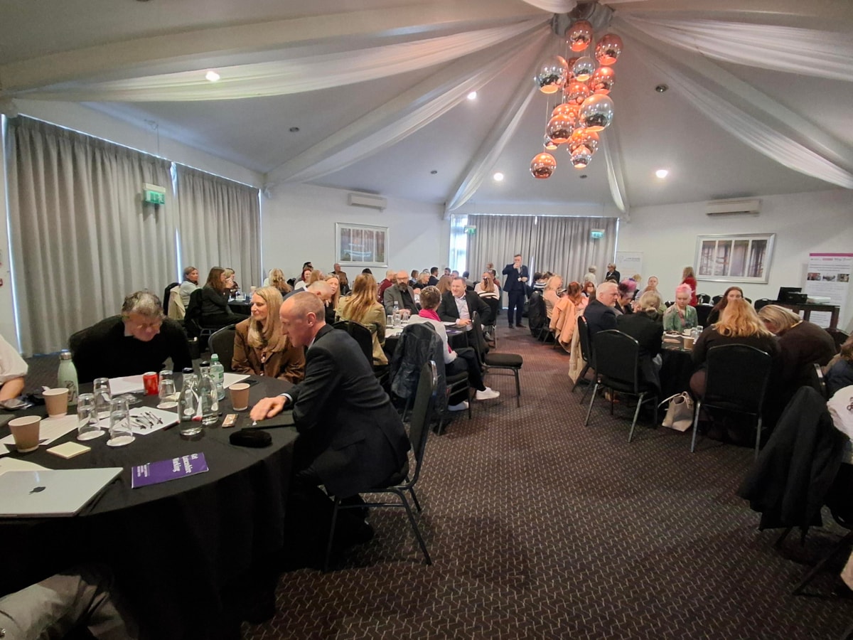 Attendees enjoying the event
