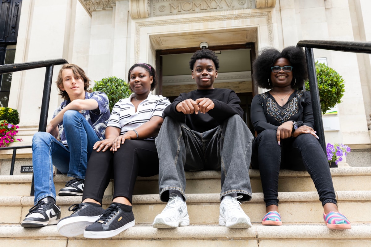 Chief Discovery Officers, from left, Tam, Teayanna, Cruz and Sidra