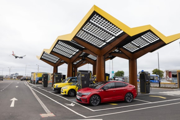 TfL Image - Places for London and Fastned Hatton Cross Hub - vehicle charging