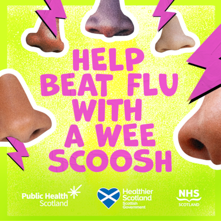 Child Flu  help beat flu with a wee scoosh (1 1)