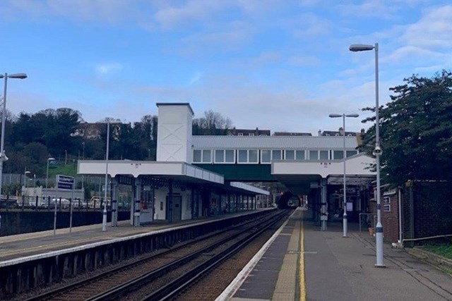 Dover Priory footbridge and canopy upgrade thanks to £3.5m investment from Network Rail: Footbridge at Dover Priory station