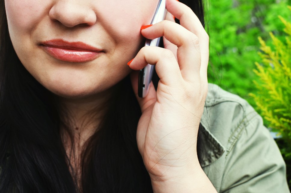 Woman on smartphone