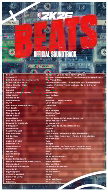 NBA 2K26 Soundtrack Vertical