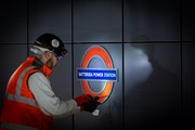 TfL Image - Battersea Power Station roundel/install