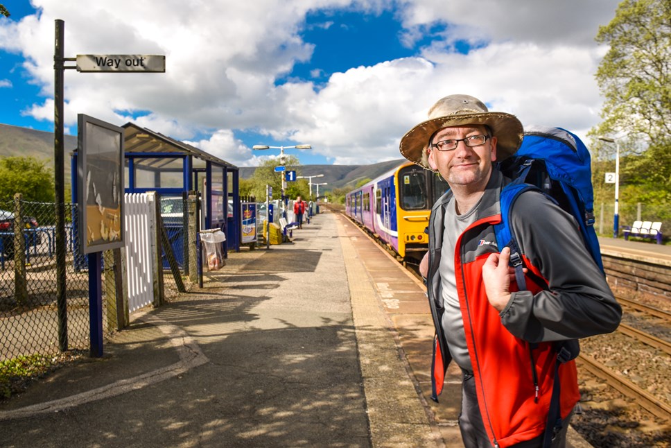 Andrew White, writer and presenter of TV series Walks Around Britain, who will be developing a series walks specially chosen to be easily accessible from Northern’s stations.