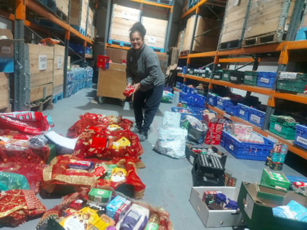 Christmas Hampers for Bwyd o Skanda.