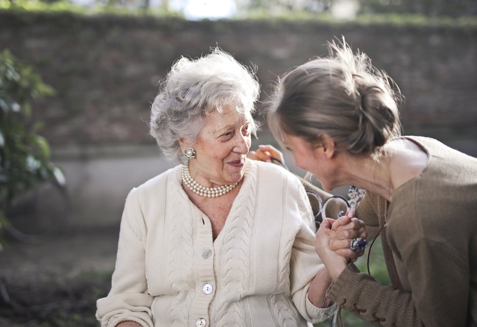 Older person with friend