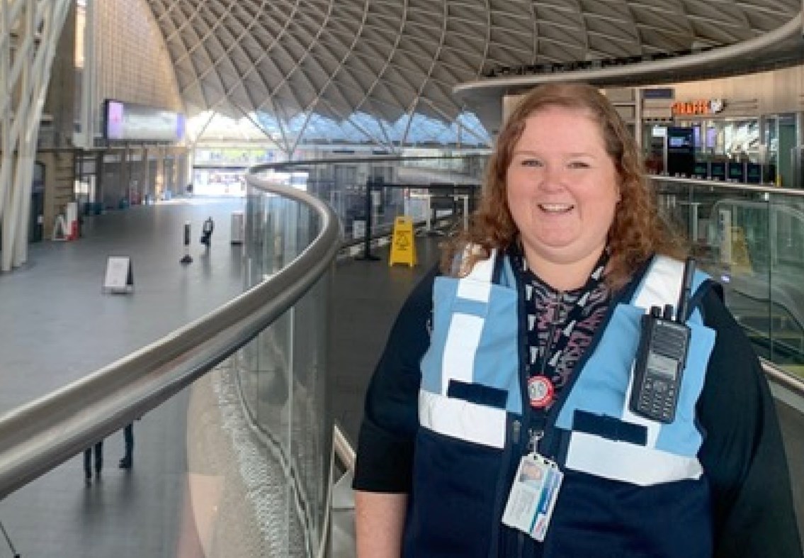 Network Rail’s station team at King’s Cross keep critical workers moving during COVID-19 crisis: Caroline Hynds, Shift Station Manager, King's Cross station