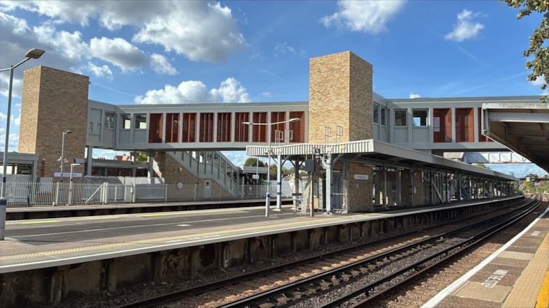 New Hither Green footbridge opens for passengers as £28m programme hits latest milestone: Hither Green footbridge