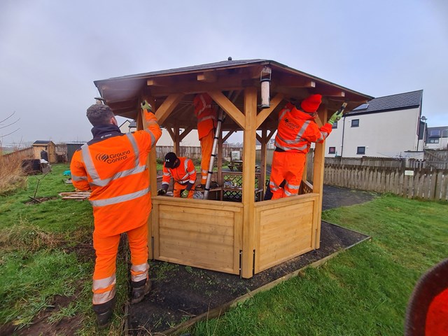 Railway volunteers plant hundreds of trees in the Scottish Borders: Abundant Borders 1