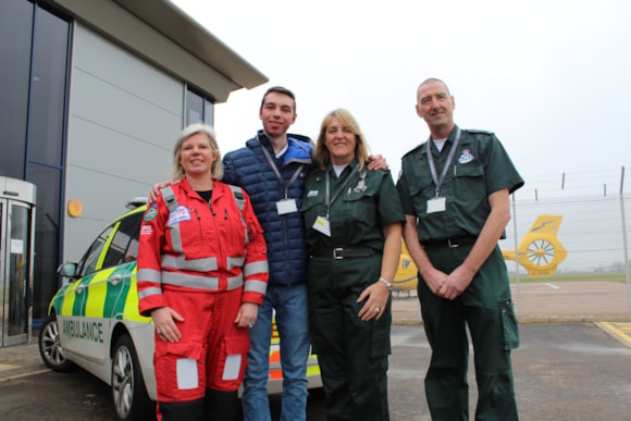Burns victim thanks Scottish Ambulance Service for saving life: Dean Beggs