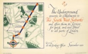 Reginald Percy Gossop’s 1926 poster for the Underground ©TfL from the London Transport Museum collection: Reginald Percy Gossop’s 1926 poster for the Underground ©TfL from the London Transport Museum collection