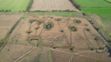 Drone image showing the impact of restoration work at the end of the first summer ©NatureScot