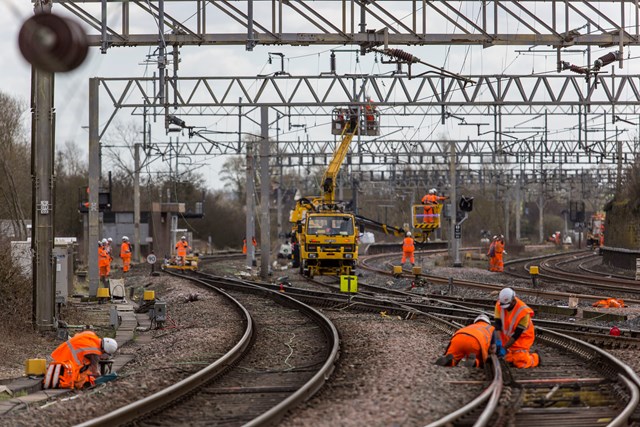 Work at Norton Bridge, Staffordshire