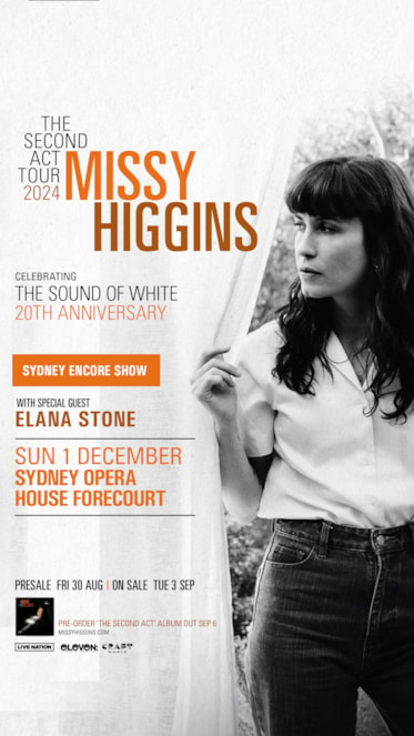 MissyHiggins Sydney Encore Show-2