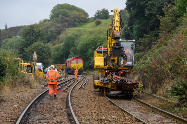 Scrapping of old rail at Eaves Tunnel September 2026: Scrapping of old rail at Eaves Tunnel September 2026