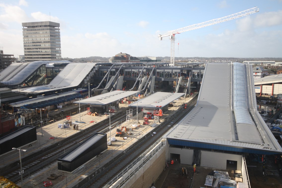 Major changes on the way at Reading station: Work at Reading