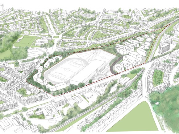 LATEST NEWS: Green light to the evolution of Meadowbank: Meadowbank 3-D handdrawn