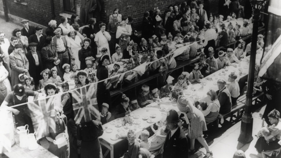 VE Day Street Party, Seward Street. Image credit Local History Centre-4
