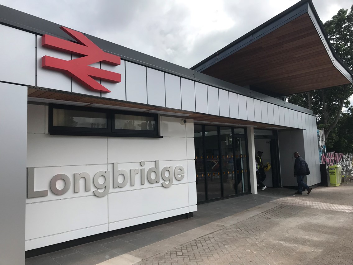 Newly revamped Longbridge station