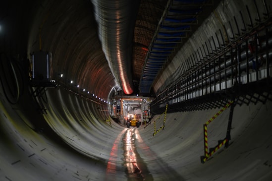 HS2 Euston Tunnel under construction: HS2 Euston Tunnel under construction
