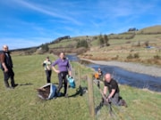 Happy tree planters: Happy tree planters