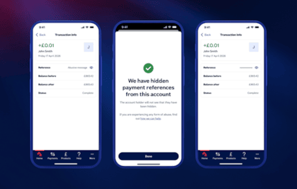 Hidden payment reference picture
