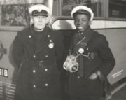TfL Image - Direct recruit Ralph Straker with colleague Laurie Herridle, 1957: TfL Image - Direct recruit Ralph Straker with colleague Laurie Herridle, 1957