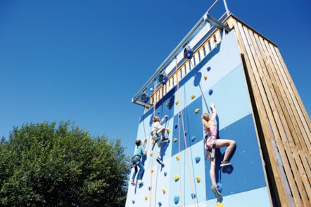 Climbing Wall at at Marton Mere