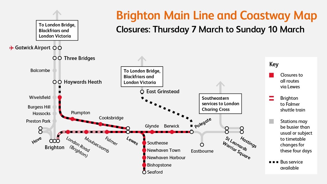 Coastway map