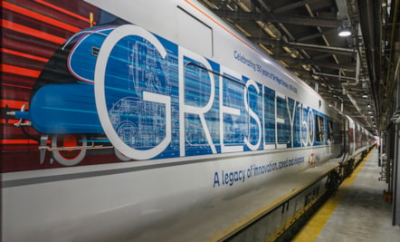 The 'Gresley 150' livery after being applied in Bounds Green depot, LNER