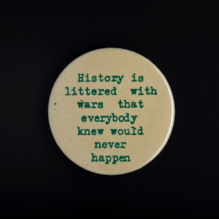 Protest badge, c.1980s Photo © National Museums Scotland (29)