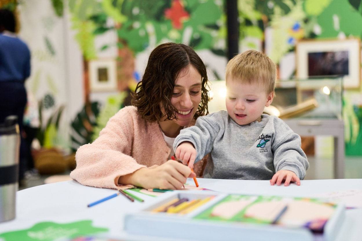 Visitors in 'Story Explorers', Leeds Central Library © British Library Board, photo by David Lindsay 6