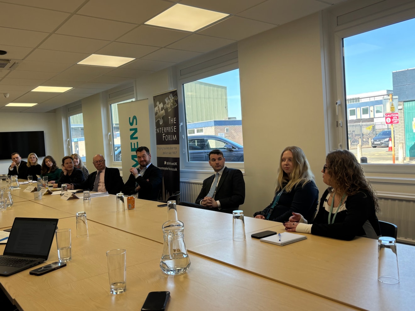 Siemens Derby roundtable event discussion