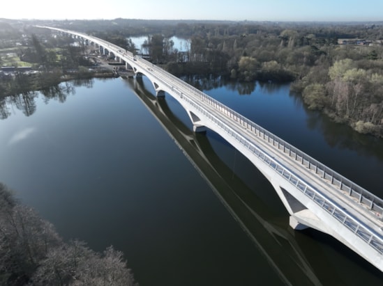 Aerial view of Colne Valley viaduct (March 2025) 00002