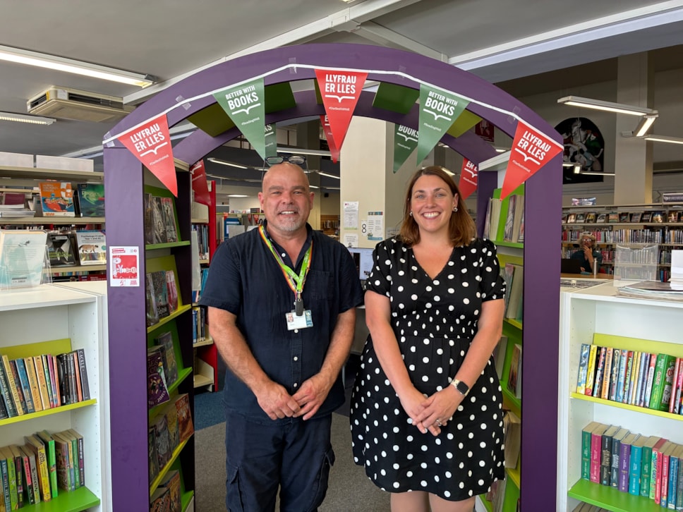 Heledd Fychan at Newport Library