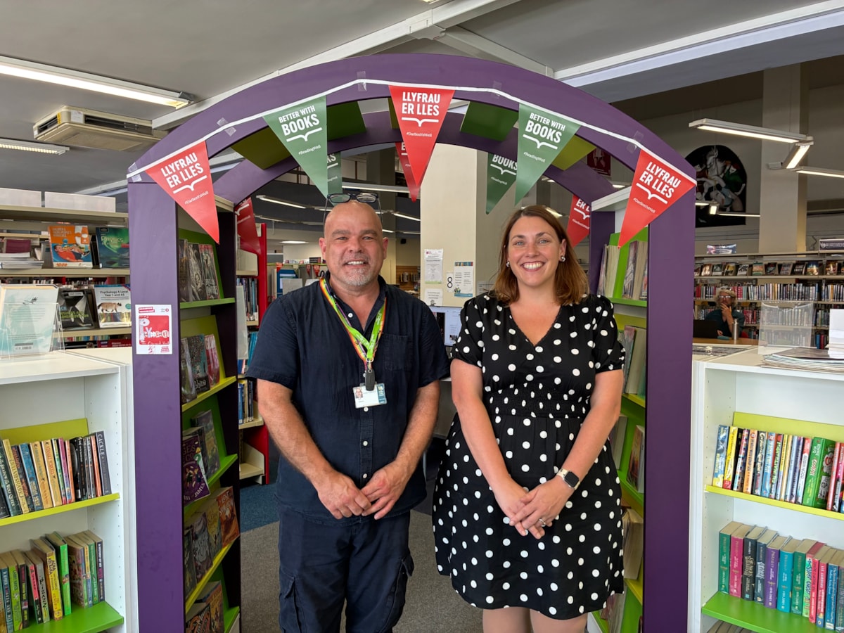 Heledd Fychan at Newport Library