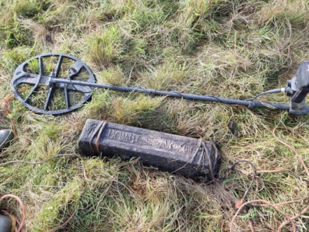 Ingot a ffeindiwyd yng Ngheredigion.