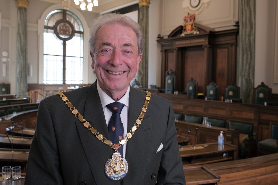 New Lancashire County Council Chairman Councillor Keith Iddon
