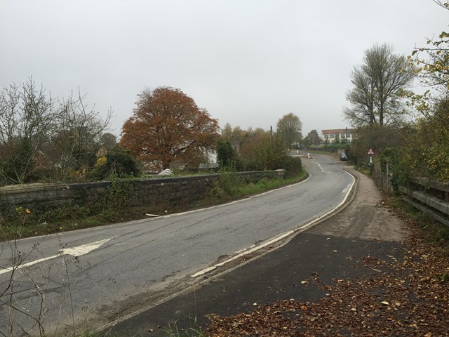 Chipping Sodbury residents reminded of Dodington Road bridge closure for railway electrification work: Dodington Road bridge in Chipping Sodbury