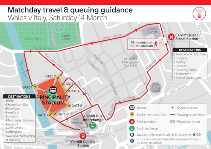 Cardiff Queen St Matchday Travel-3: Cardiff Queen St Matchday Travel-3