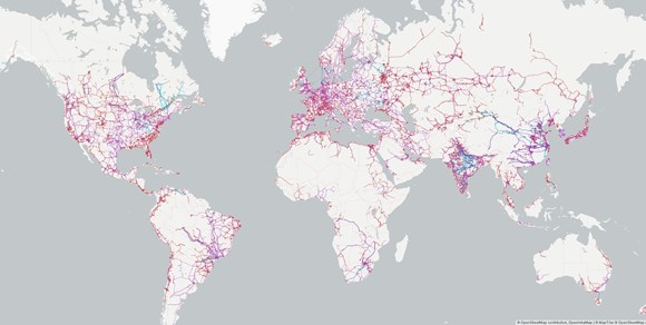 Open infrastructure map