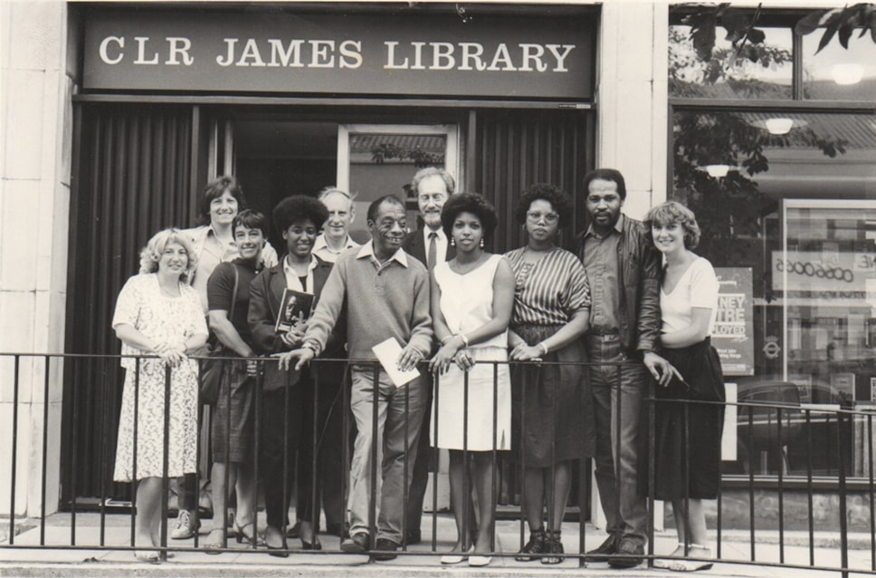 Hackney History Walks - James Baldwin visits CLR James Library 1985